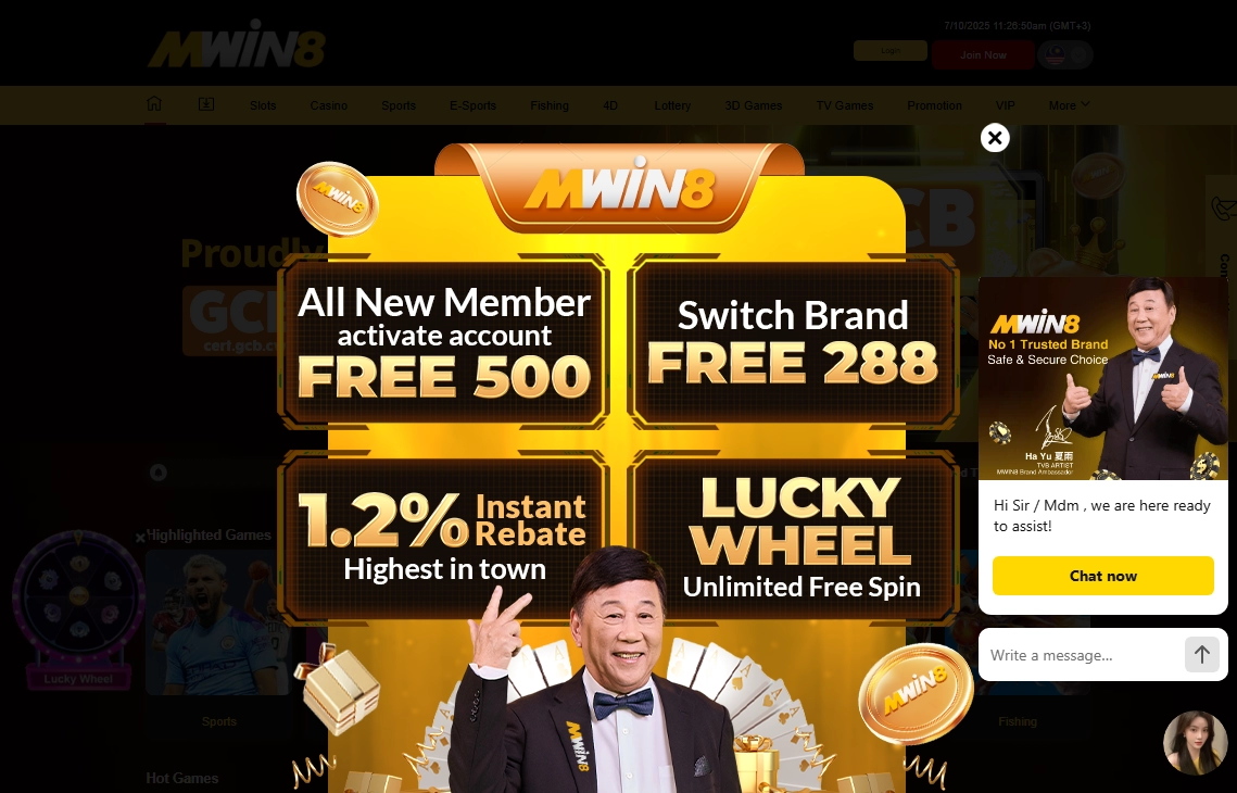 Mwin8 Casino